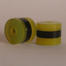 202 - 1/2" Lucites™ Yellow/Black/Yellow (Package of 20)