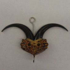 703 - Black / Sinew - Basic Claw Medallion (Package of 5)