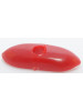 111 - Red Canoe Shaped Bead (Package of 25)