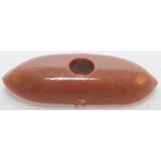 111 - Brown Canoe Shaped Bead (Package of 25)