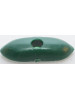 111 - Green Dark Canoe Shaped Bead (Package of 25)