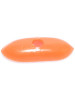 111 - Orange Canoe Shaped Bead (Package of 25)