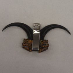 709 - Black / Stainless - Claw Medallion (Package of 5) 709 - Black / Stainless - Claw Medallion (Package of 5)