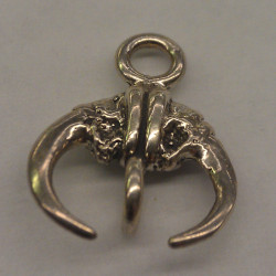 803 - Sterling Silver - Sm Points In Claw Pendant (Package of 10)